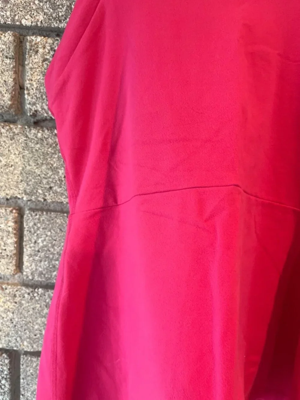 Kate Spade & Beyond Yoga Pink Sleeveless A-Line Dress With Thick Straps Womens S